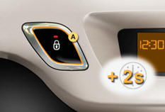 -  Appuyez plus de deux secondes sur le bouton A .