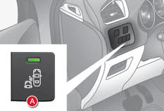 - Activez la fonction en appuyant sur la commande A ; le voyant de