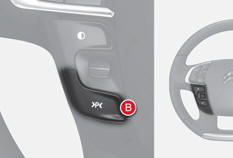 - Sélectionnez la fonction en appuyant sur la commande B ; le témoin