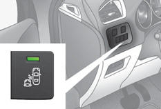 -  A la mise du contact ou moteur tournant, appuyez sur ce bouton
